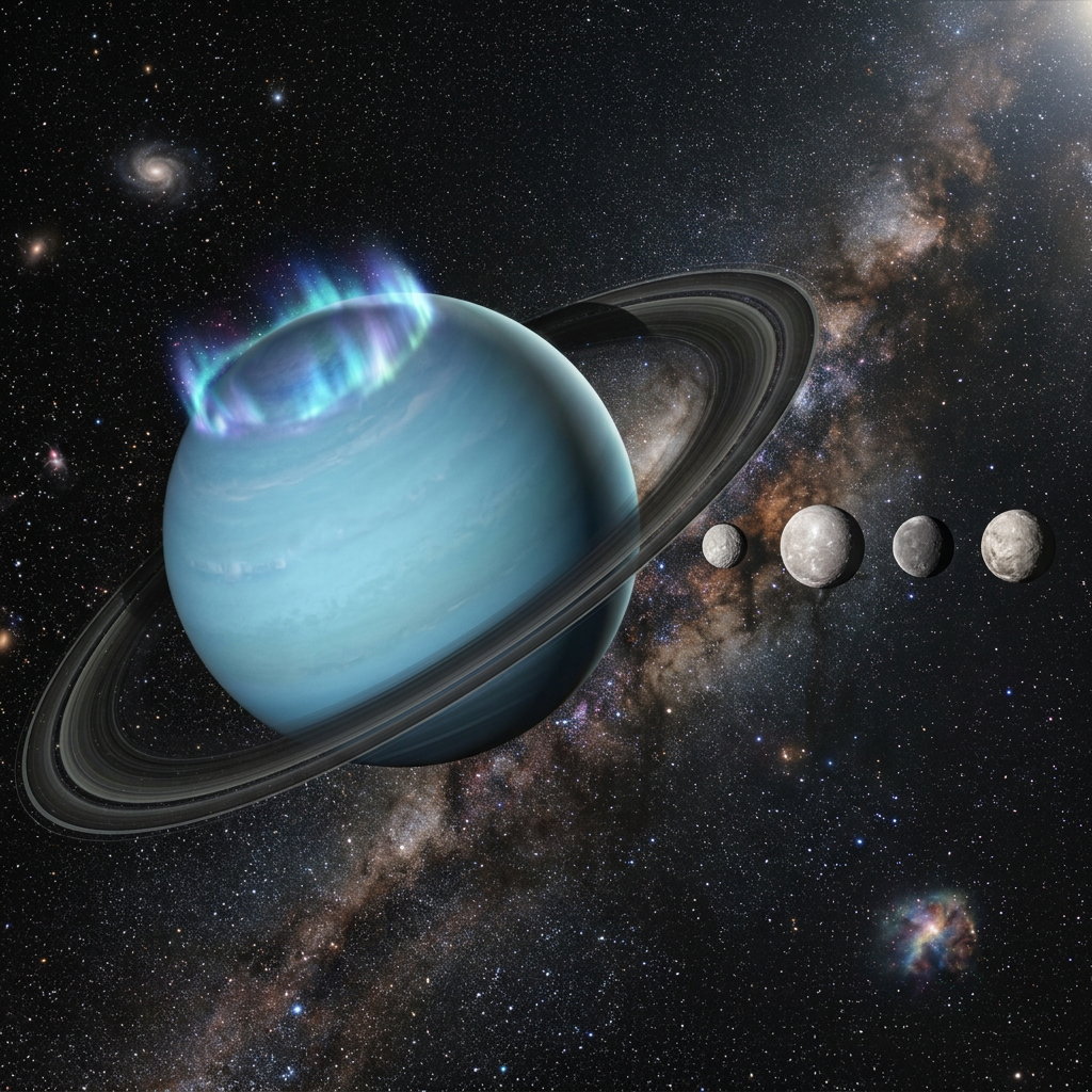 [The Ice Giant Awakens: What We Truly Know About Uranus_Rediscovering the Sideways World through the Eyes of Webb / 고요한 얼음 거인: 우리가 진정으로 알게 된 천왕성의 진실_제임스 웹의 눈으로 다시 발견한 옆으로 누운 행성의 신비]